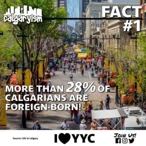 Diversity in Calgary - 28% of Calgarians are foreign-born