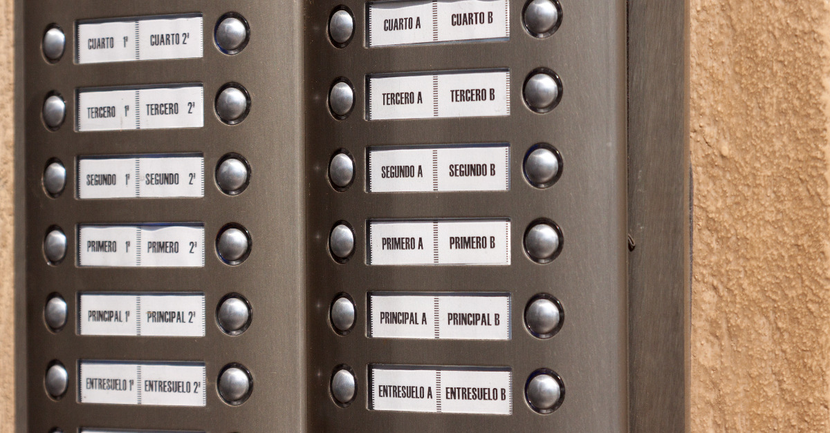 apartment security tips - simplify buzzer identification