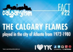 Atlanta Flames Calgary Flames Fact #22