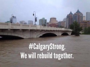 Calgary flood relief, shelter, evacuation