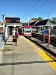 Calgary Public Transportation LRT Station Sunnyside