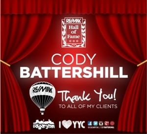 REMAX Calgary Realtor Hall of Fame Cody Battershill