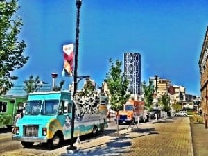 YYC Food Truck Spring Frenzy East Village RiverWalk 2014