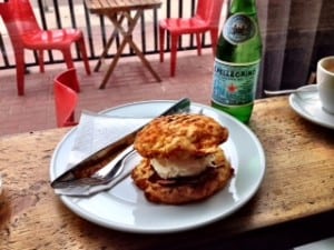 Cafe Rosso breakfast sandwich