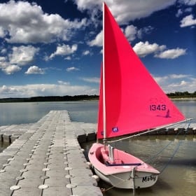 Sailing Glenmore Reservoir Calgary Alberta