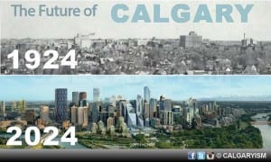 Calgary Skyline Century 1924 2024