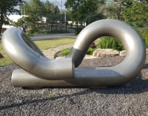 pandrol clip bow river downtown calgary public art