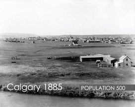 Calgary 1885 history of YYC Alberta