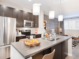 no6 chalet copperstone se calgary townhomes interior kitchen