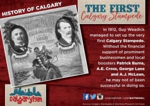 calgary stampede 1912 history of calgary infographic