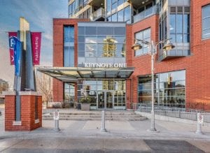 keynote calgary condos entrance way to tower one