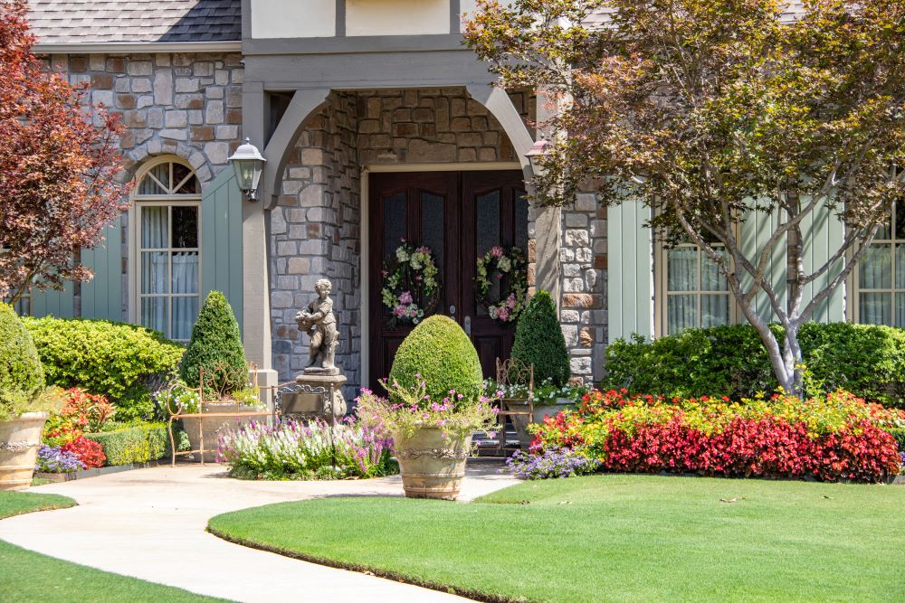 how to improve your home's curb appeal - focus on the front door