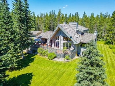 rural estate home near bragg creek