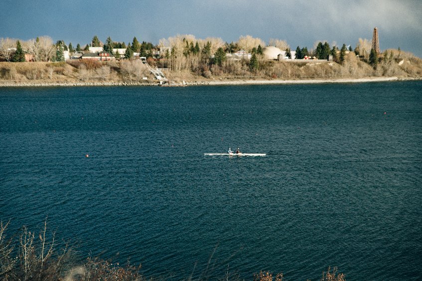 Glenmore Reservoir in Southwest Calgary