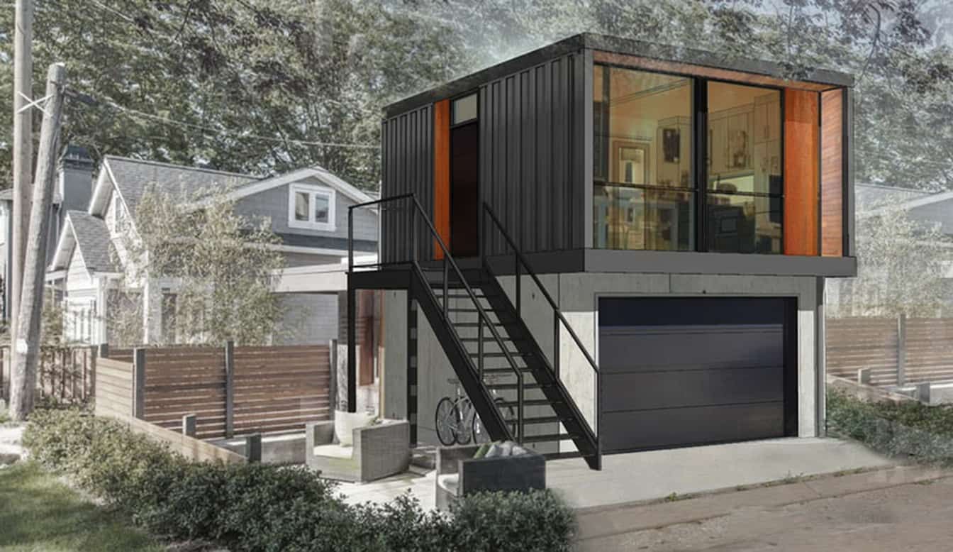 Calgary garage suite rendering