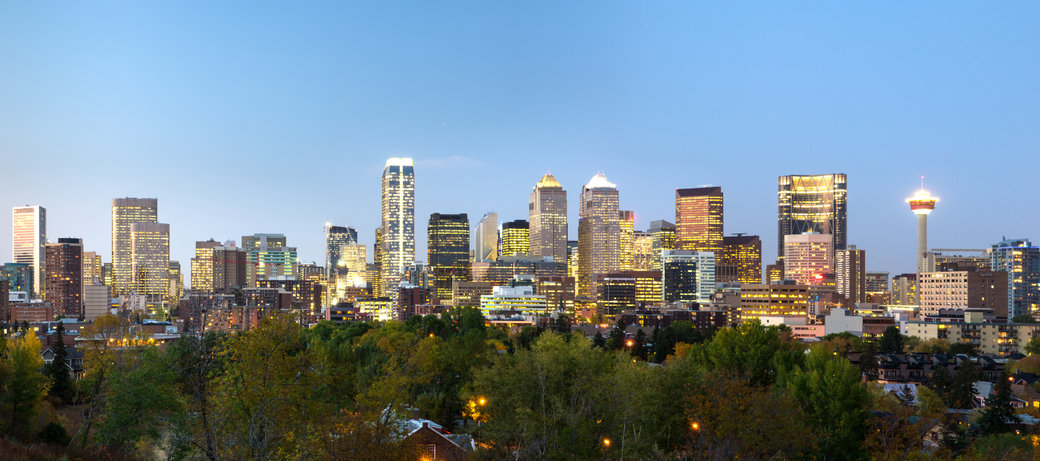 eight districts in Calgary, Alberta