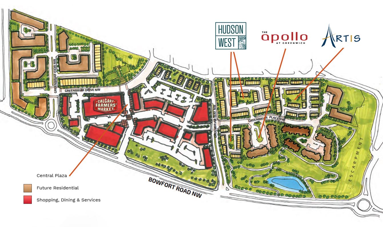 greenwich calgary masterplan