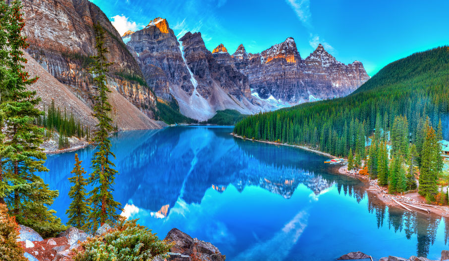 moraine lake near banff relocating to Calgary