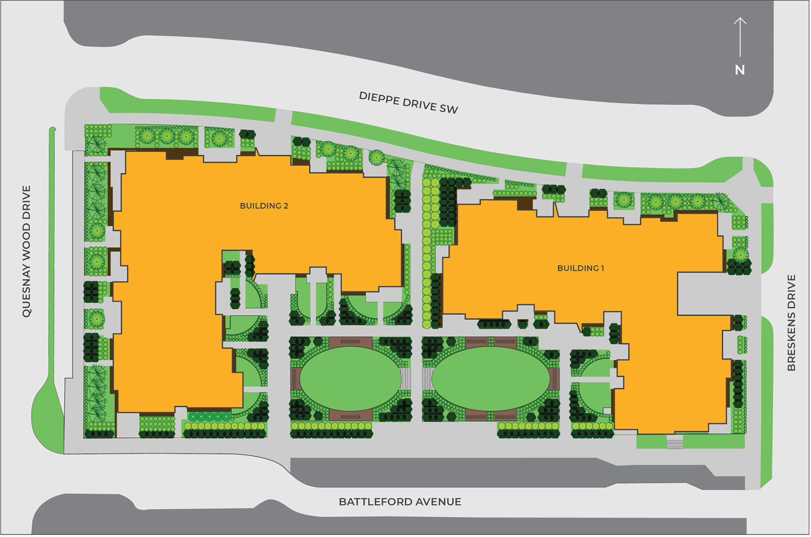 Quesnay Currie Barracks condos for sale amenities location map