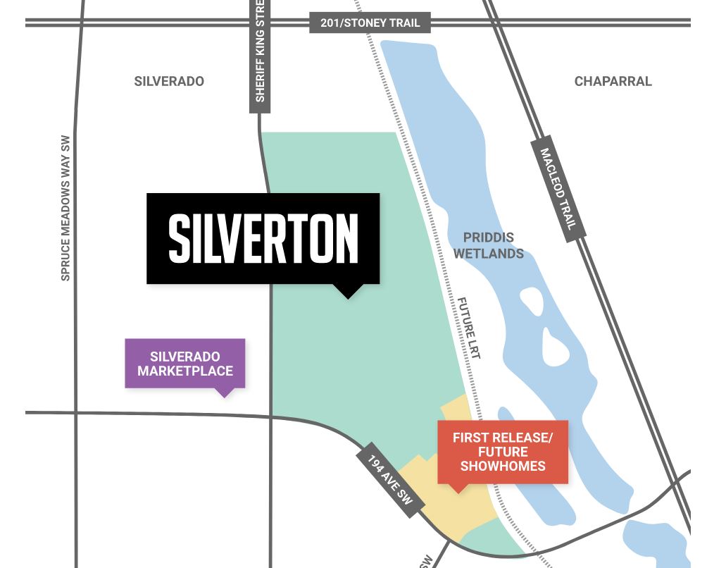 new communities in Calgary - Silverton