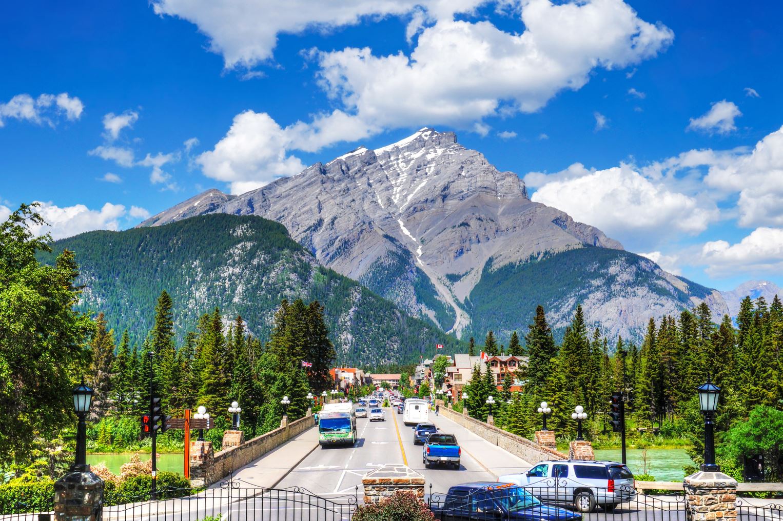 Calgary is near the mountains, Banff, Alberta