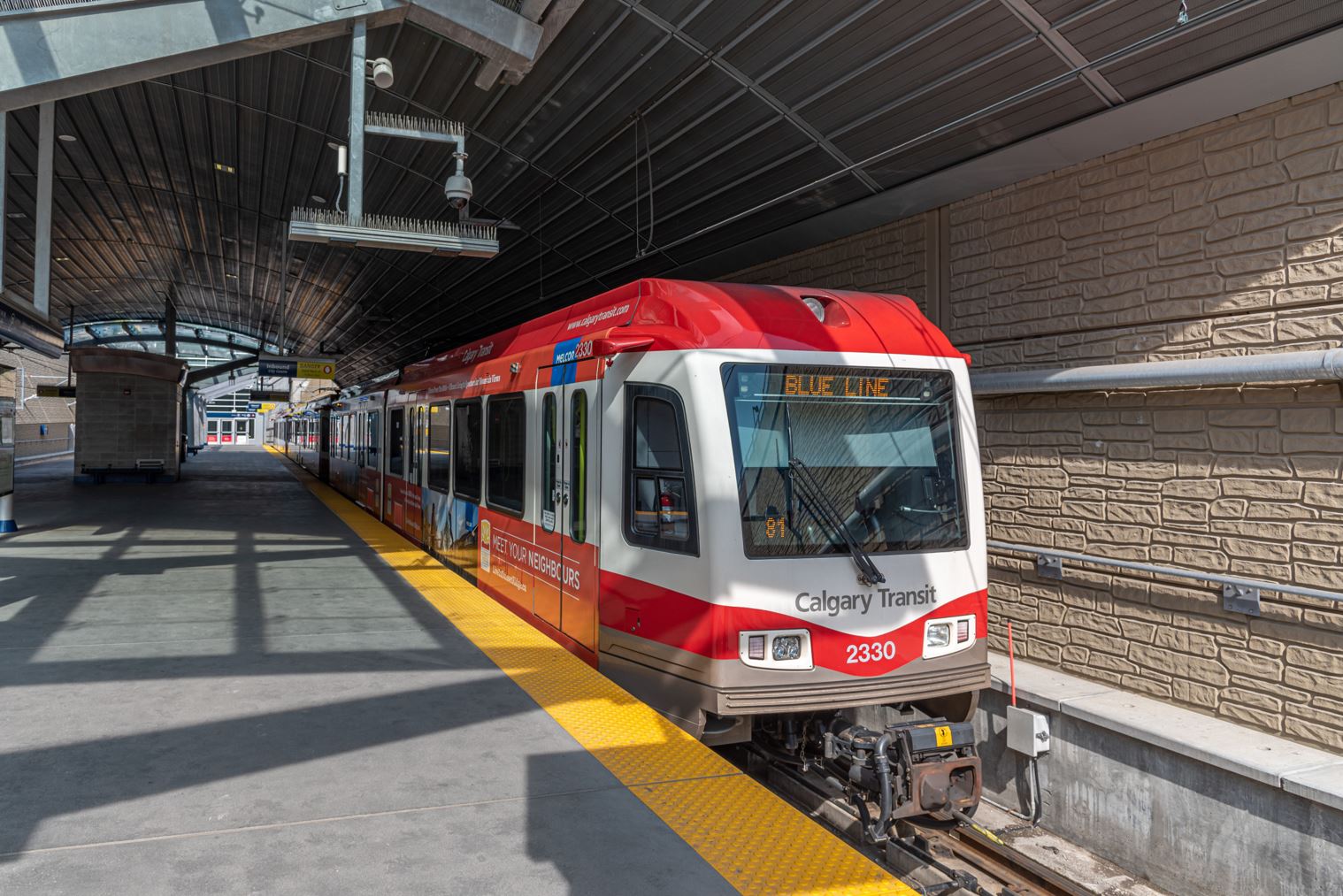 69th street C-Train station - Calgary, Alberta