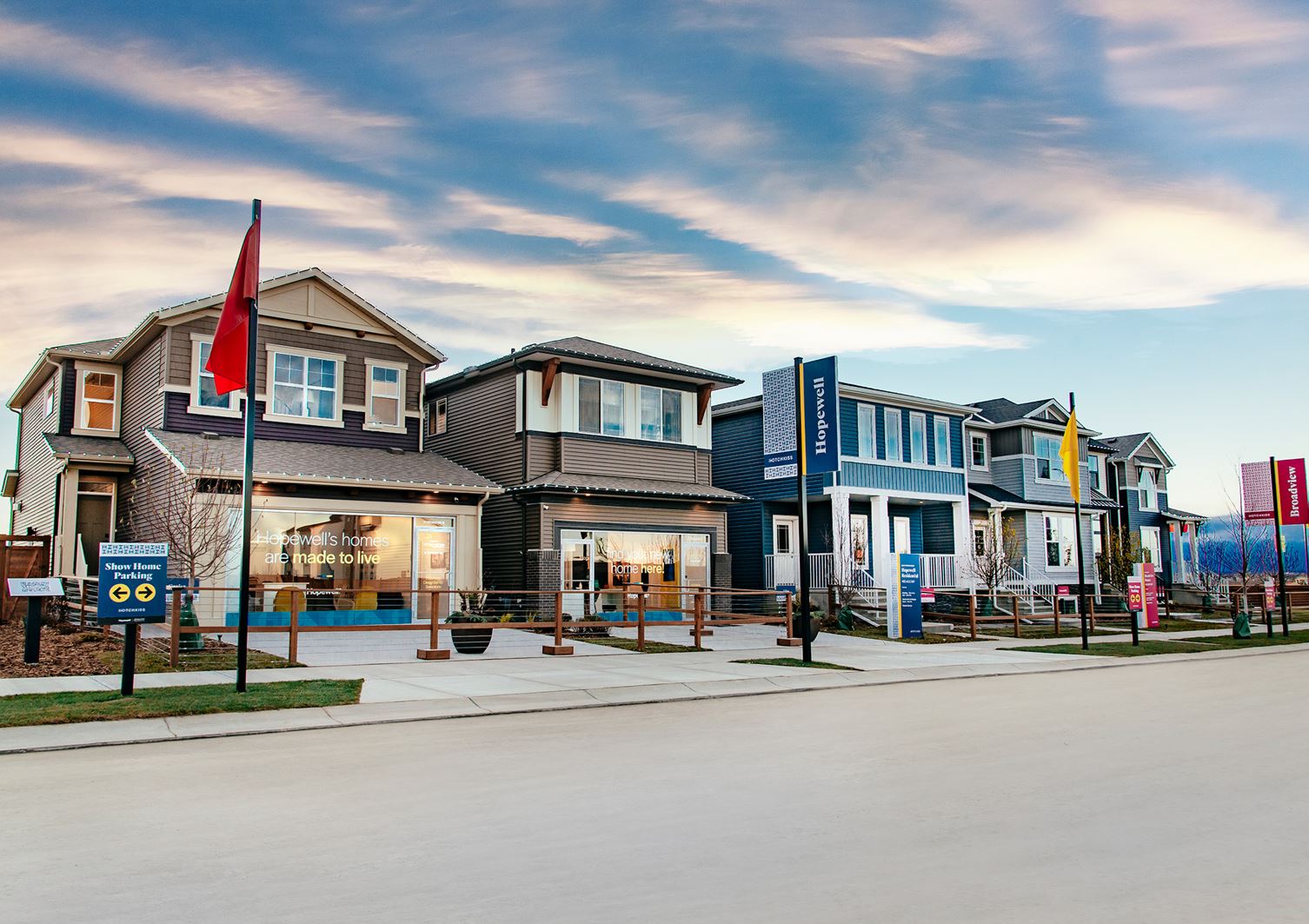 Hotchkiss Calgary detached homes for sale on street